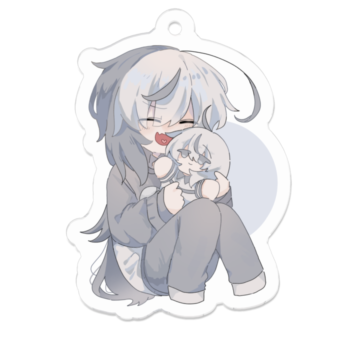 アクリルキーホルダー - 50 x 50 (mm)