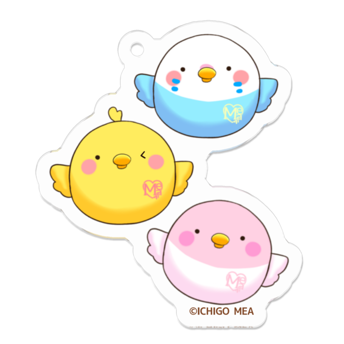 アクキー50mm 【とりさんちーむ】