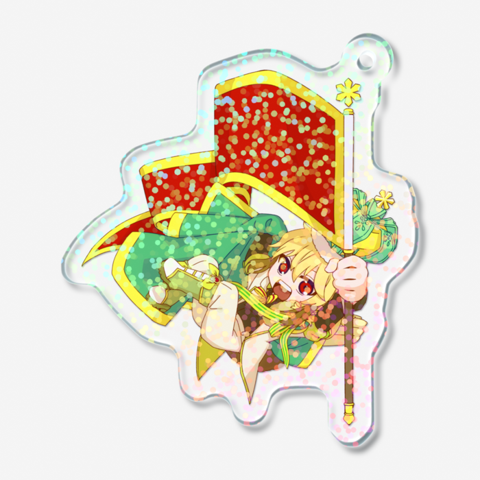 ホログラムアクリルキーホルダー - 50 × 50mm