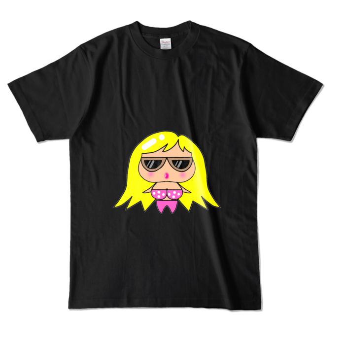 カラーTシャツ - L - ブラック (濃色)