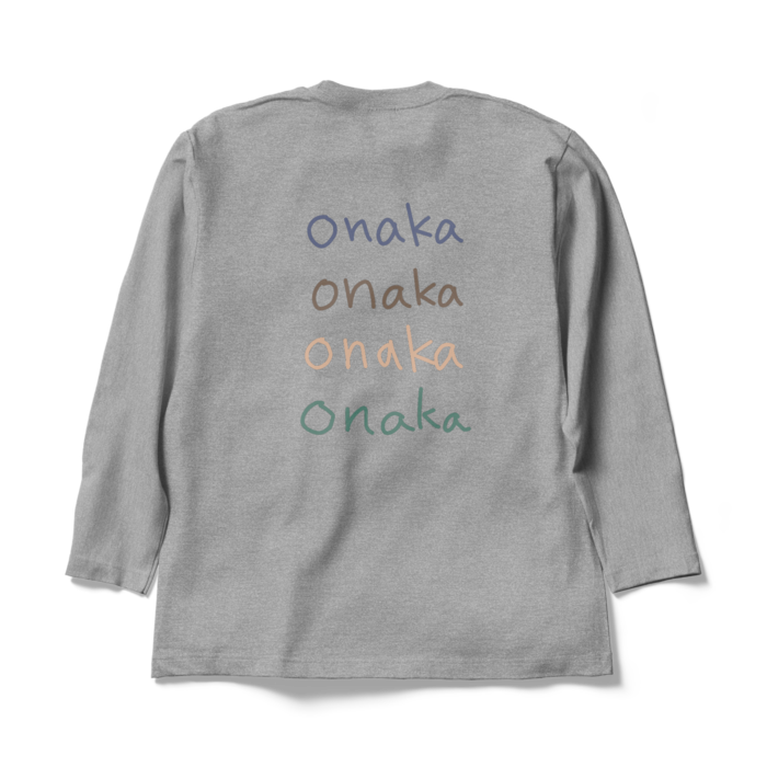 ロングスリーブTシャツ - XL - 杢グレー