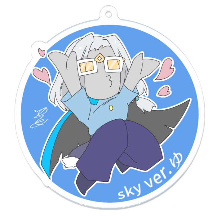 アクリルキーホルダー - 70 x 70 (mm)