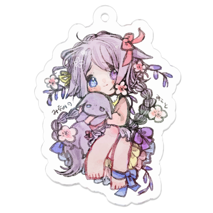 アクリルキーホルダー - 50 x 50 (mm)