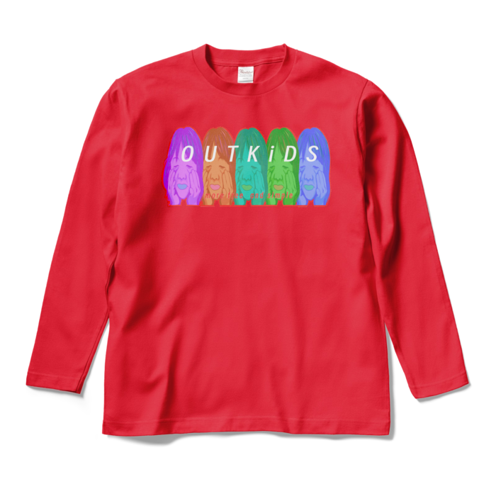 ロングスリーブTシャツ - M - レッド