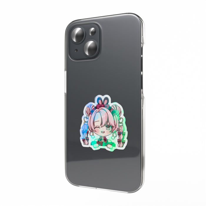 ホログラムスマホステッカー - 縦