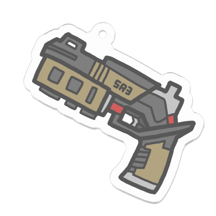 アクリルキーホルダー - 50 x 50 (mm)