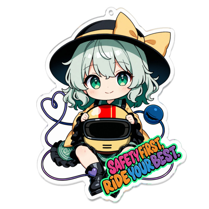 アクリルキーホルダー - 100 x 100 (mm)