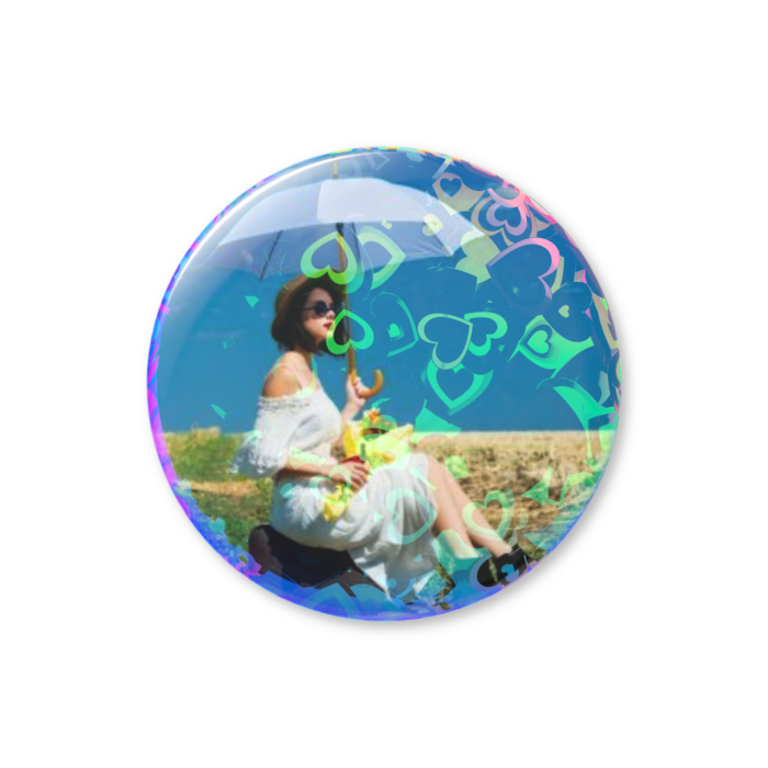 ホログラム缶バッジ - 25mm