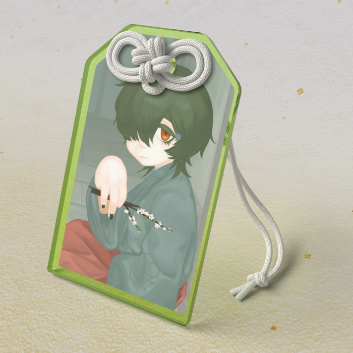 アクリルお守り - 50 × 80mm