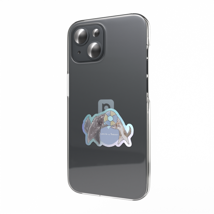 オーロラスマホステッカー - 縦