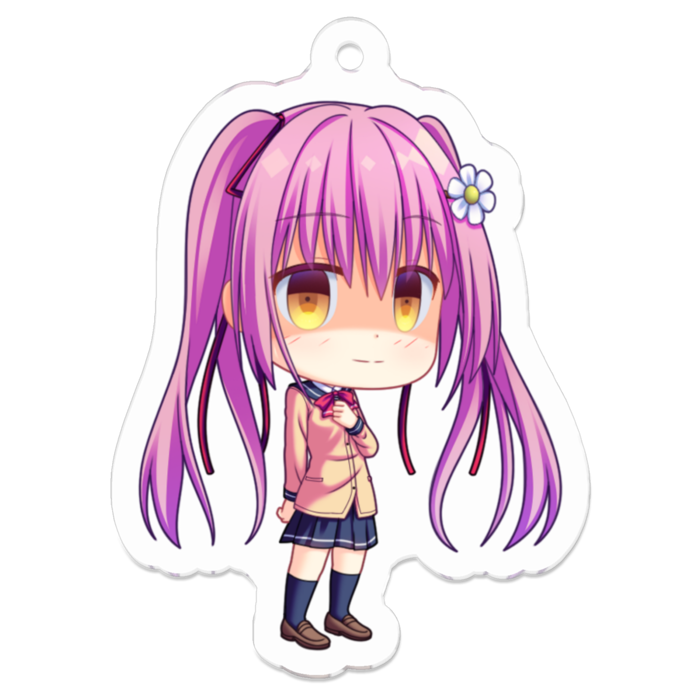 アクリルキーホルダー（コーティング） - 50 x 50 (mm)