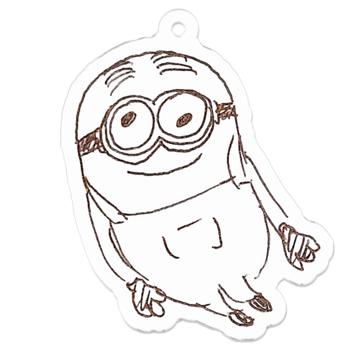 アクリルキーホルダー - 50 x 50 (mm)