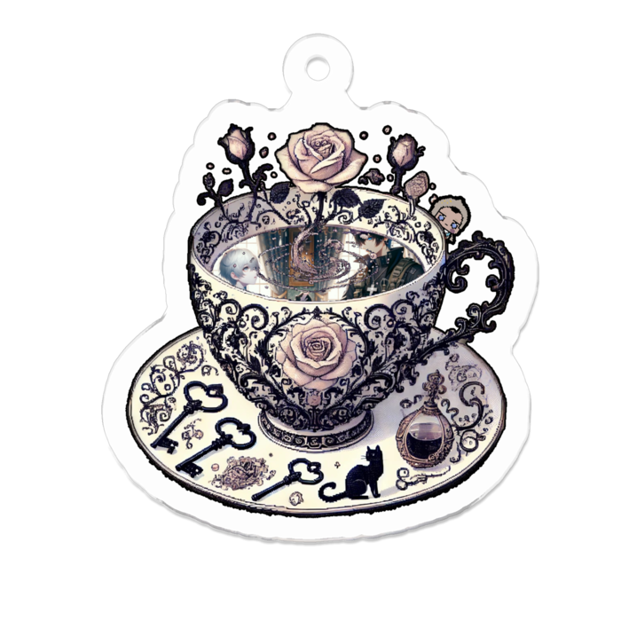 アクリルキーホルダー - 50 x 50 (mm)