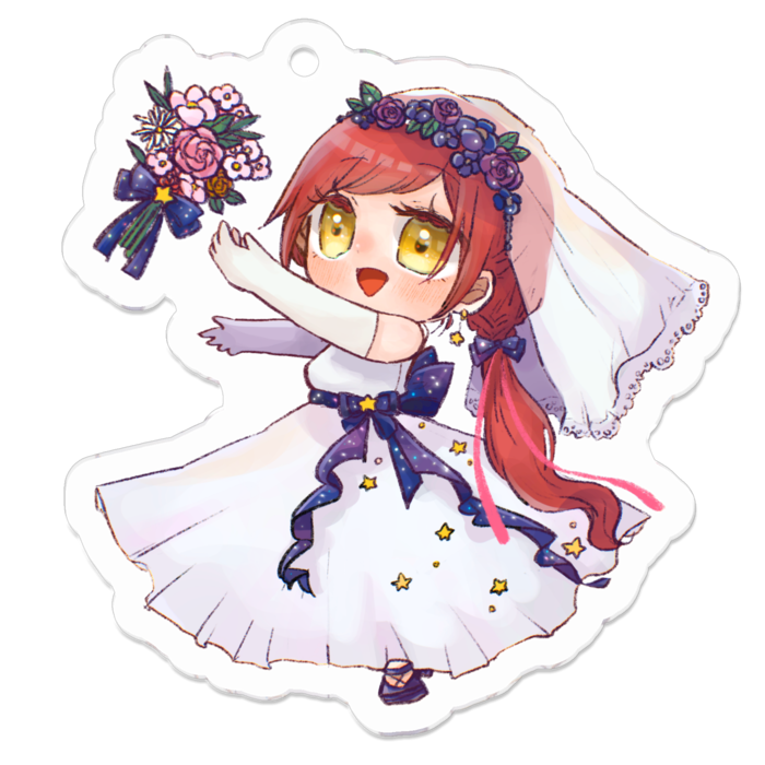 アクリルキーホルダー - 50 x 50 (mm)(1)