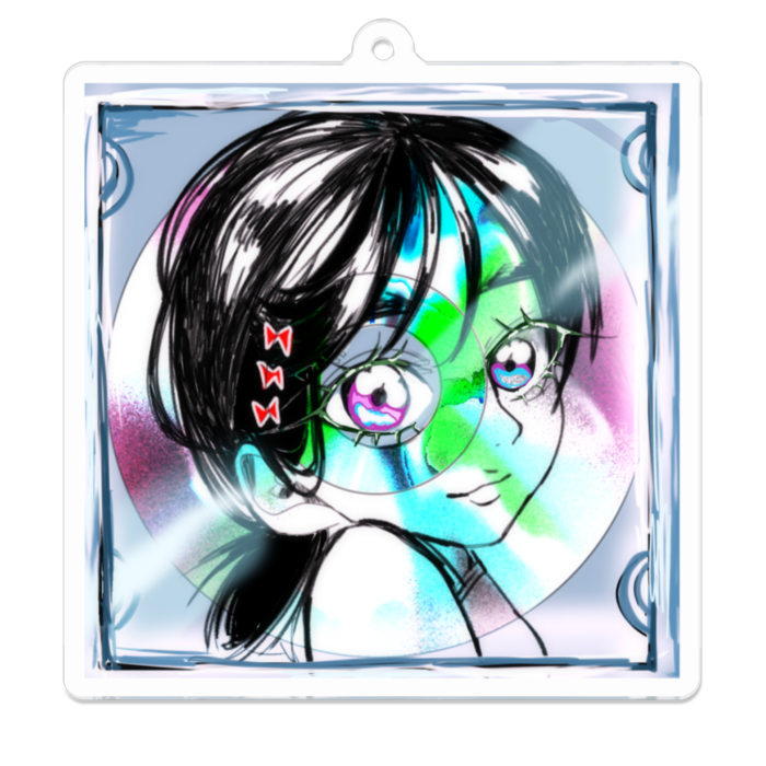 アクリルキーホルダー - 70 x 70 (mm)