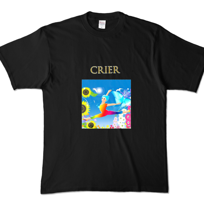 カラーTシャツ - XL - ブラック (濃色)