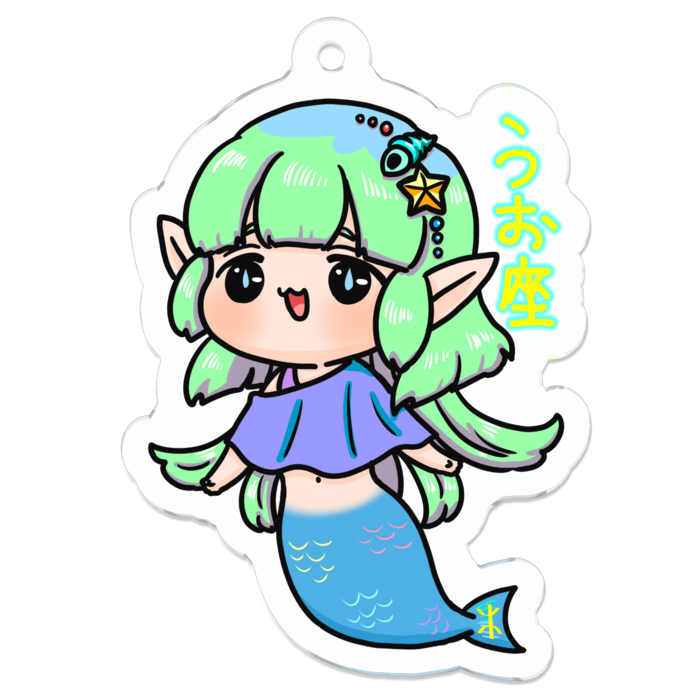 アクリルキーホルダー - 50 x 50 (mm)
