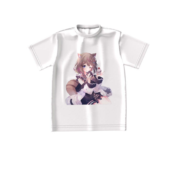 ビッグシルエットTシャツ - S - 正面ホワイト
