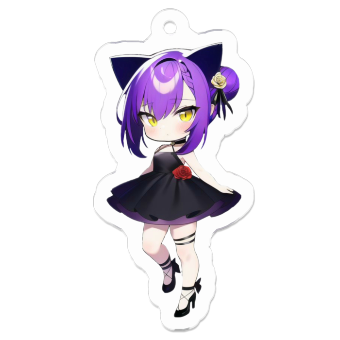 アクリルキーホルダー - 50 x 50 (mm)