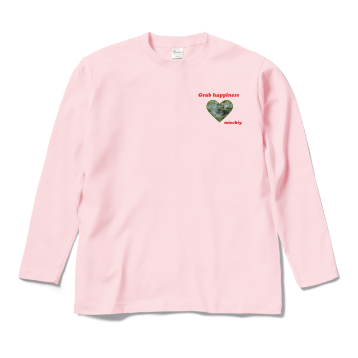ロングスリーブTシャツ - M - ライトピンク