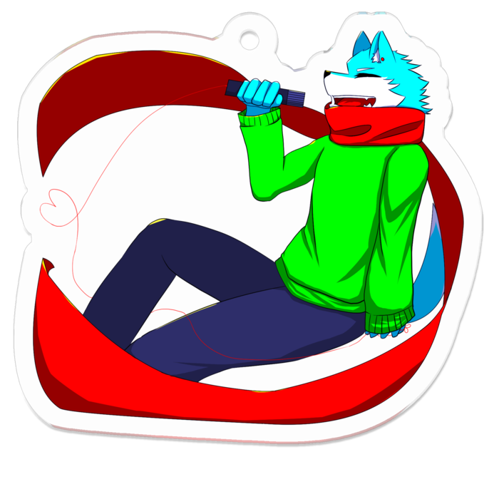 アクリルキーホルダー - 50 x 50 (mm)