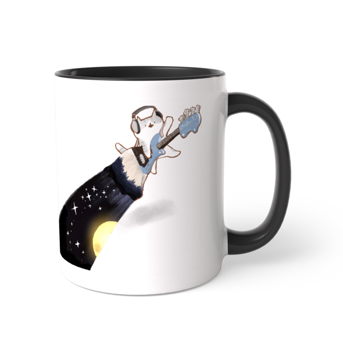 ツートンカラーマグカップ - 直径 8.2cm / 高さ 9.5cm