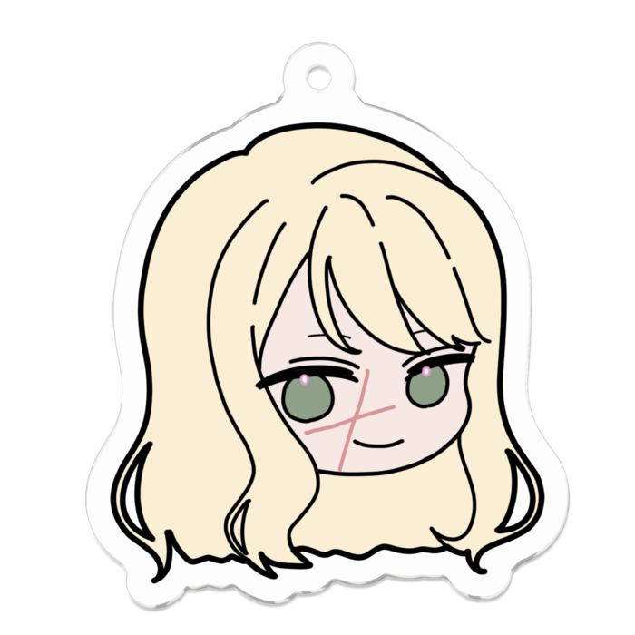 アクリルキーホルダー - 50 x 50 (mm)