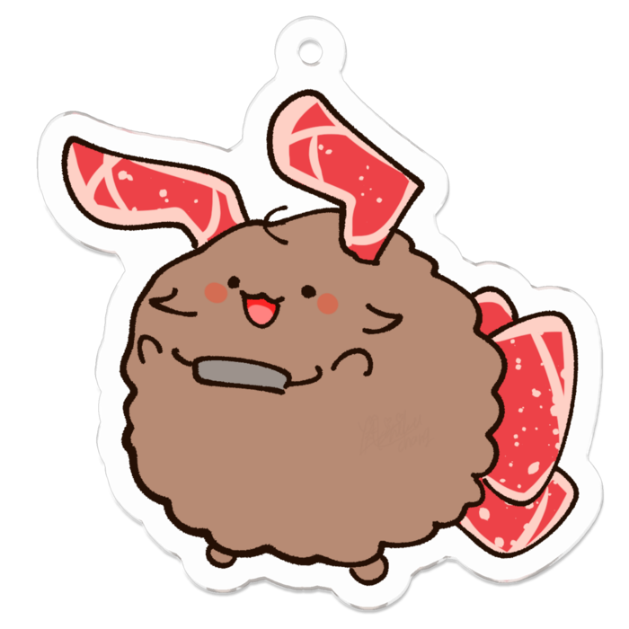 アクリルキーホルダー - 50 x 50 (mm)