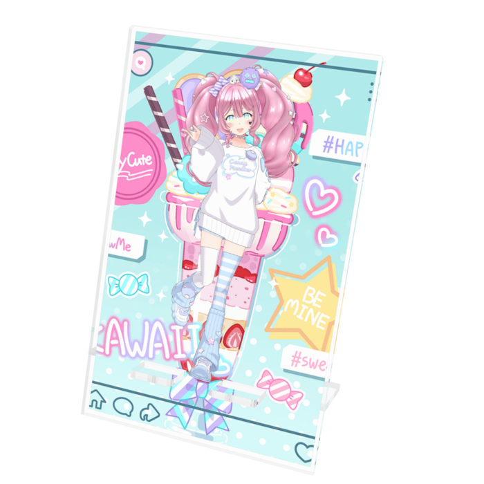 アクリルスマホスタンド - 100x160mm