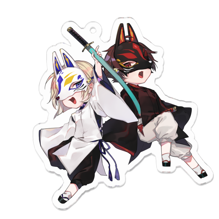 アクリルキーホルダー - 70 x 70 (mm)