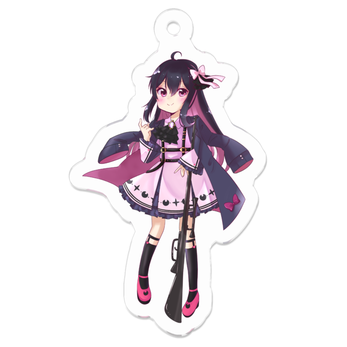 八弥アクリルキーホルダーA - 50 x 50 (mm)