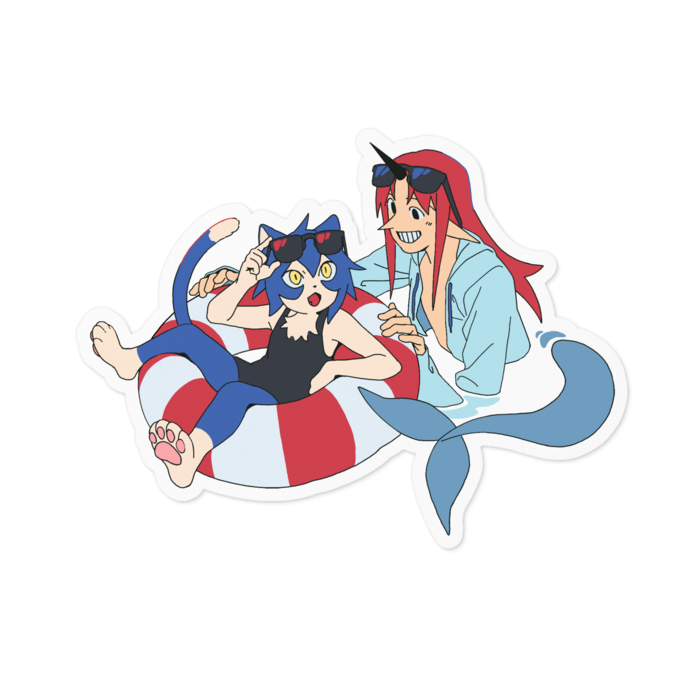 ステッカー - 100 x 100 (mm)