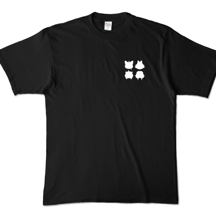 アイコンTシャツ - XL - ブラック