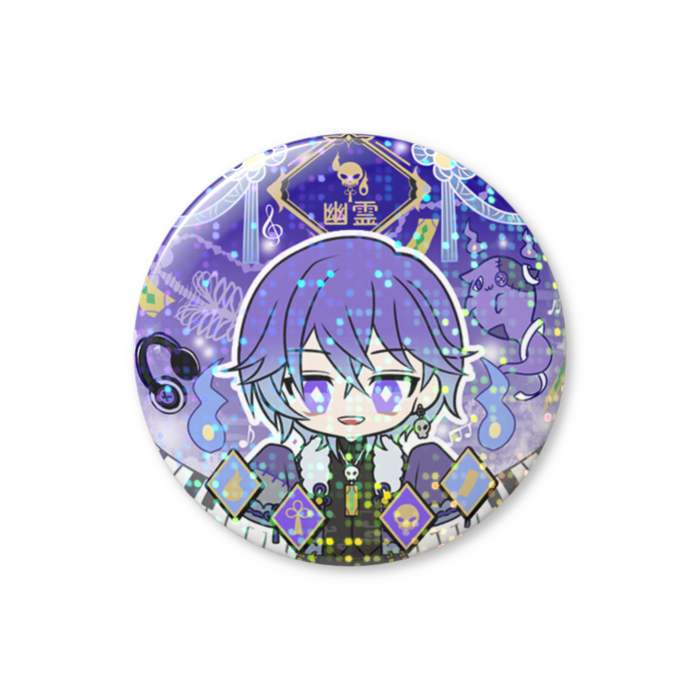 【ぺ】👻幽獄レヤホログラム缶バッジ