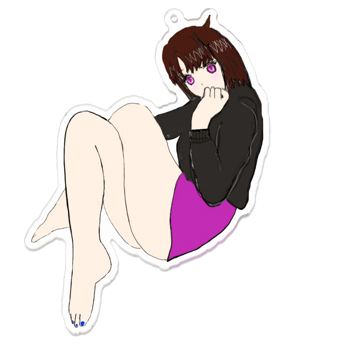 アクリルキーホルダー - 100 x 100 (mm)