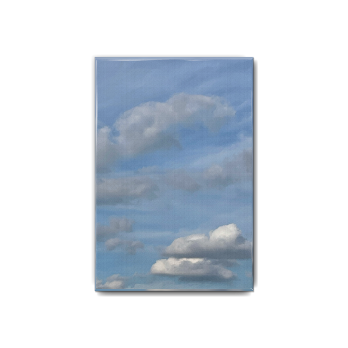 風景 雲 缶バッジ - 54x80mm(1)