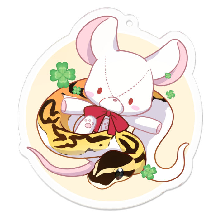 おへび&ねずみぬいアクキー🐍 7cm