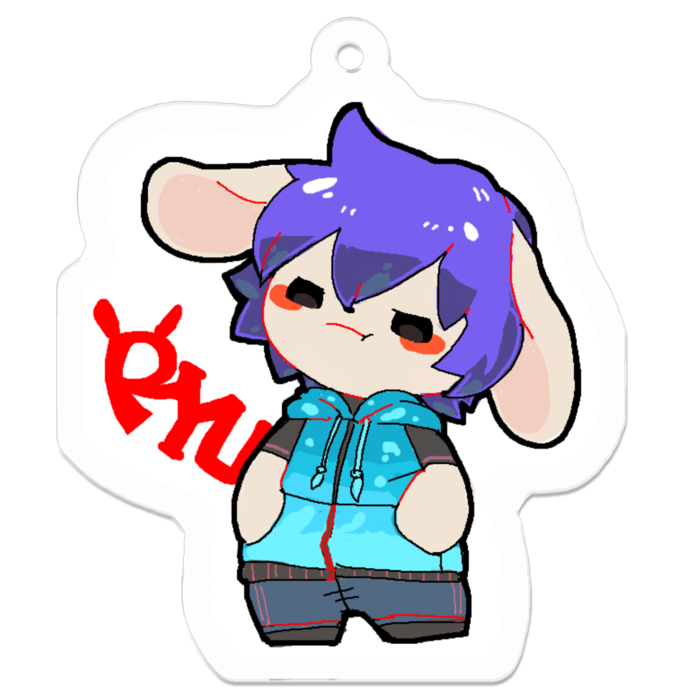 アクリルキーホルダー - 50 x 50 (mm)