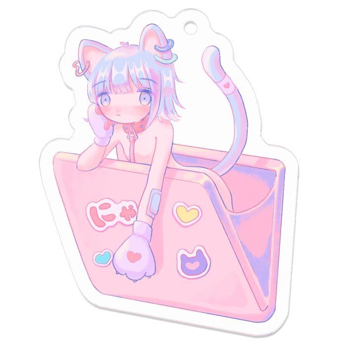 アクリルキーホルダー - 50 x 50 (mm)