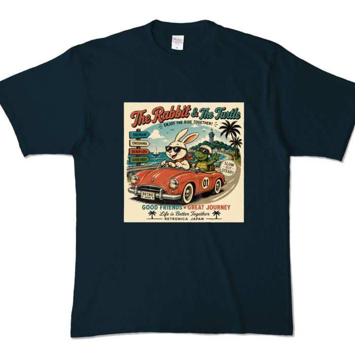 カラーTシャツ - XL - ネイビー (濃色)
