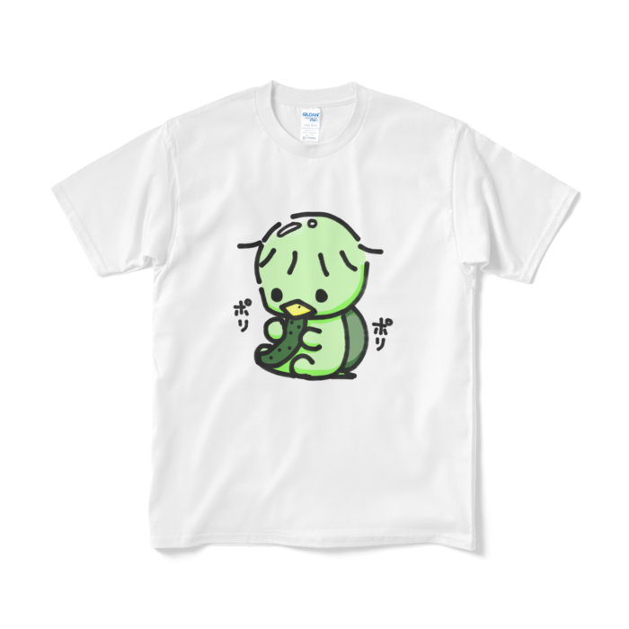 きゅうりを食べるかっぱTシャツ - むにまる。 - BOOTH