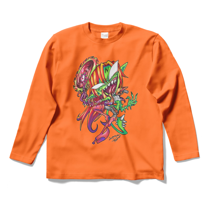 ロングスリーブTシャツ - S - オレンジ
