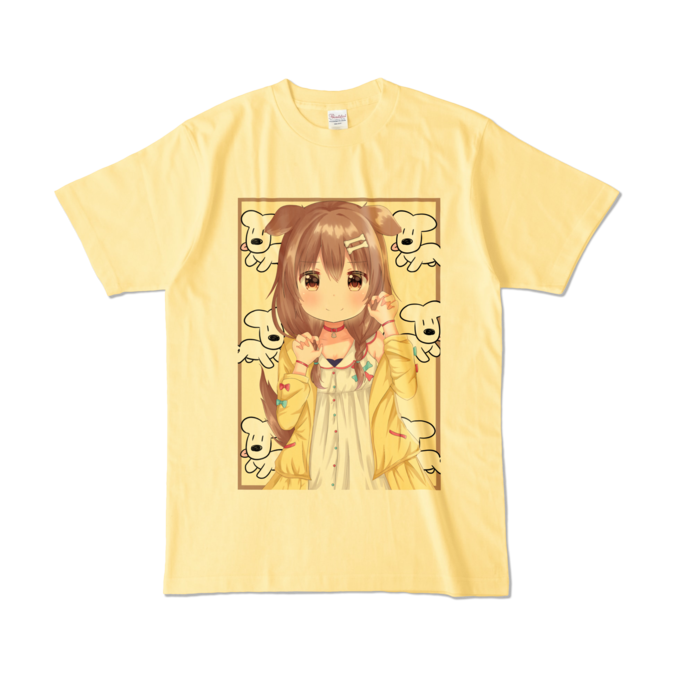 カラーTシャツ - L - ライトイエロー (淡色)