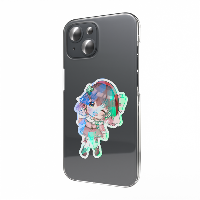 ホログラムスマホステッカー - 縦