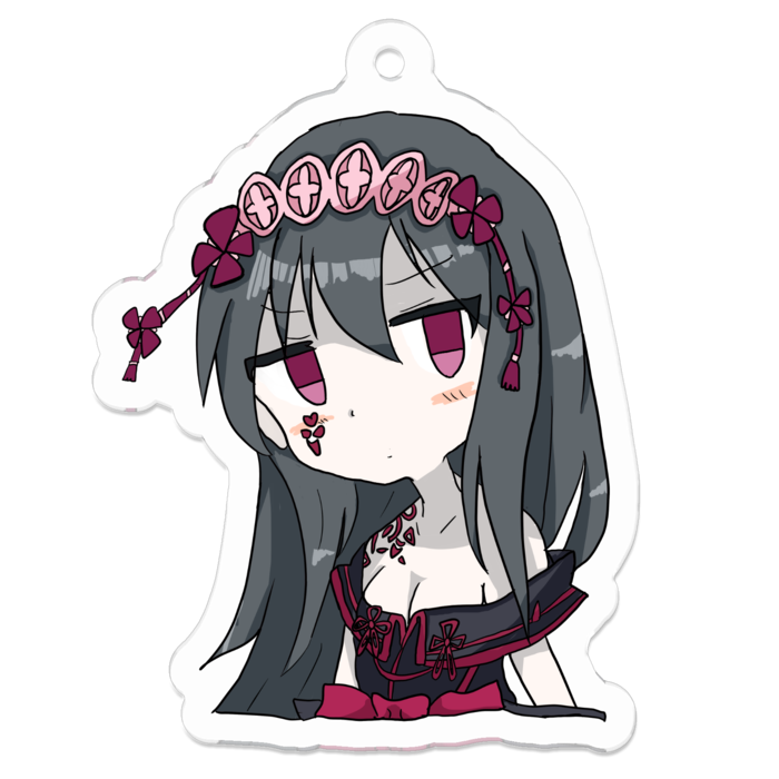 アクリルキーホルダー - 50 x 50 (mm)