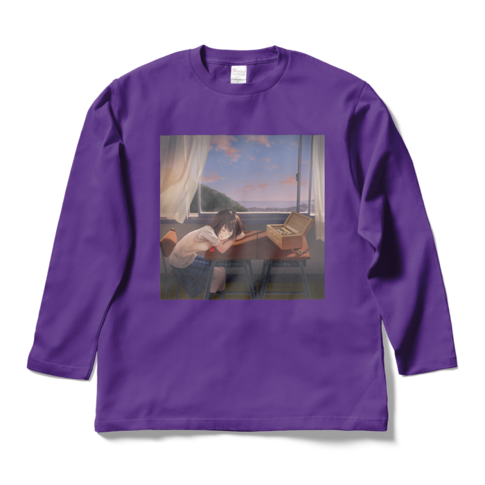 ロングスリーブTシャツ - L - パープル