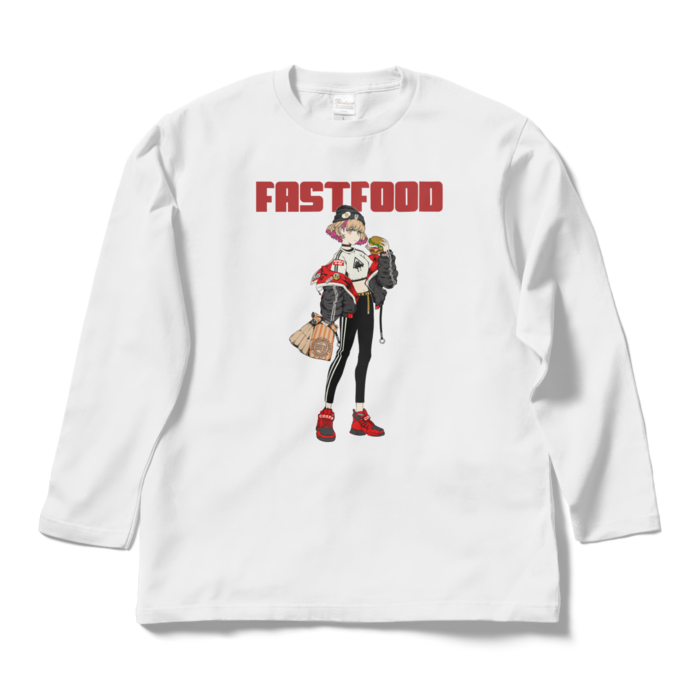 ロングスリーブTシャツ - L - ホワイト