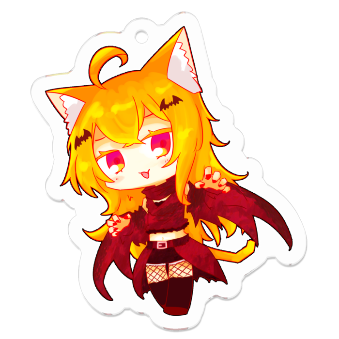 アクリルキーホルダー - 50 x 50 (mm)