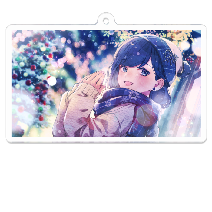 アクリルキーホルダー（コーティング） - 70 x 70 (mm)