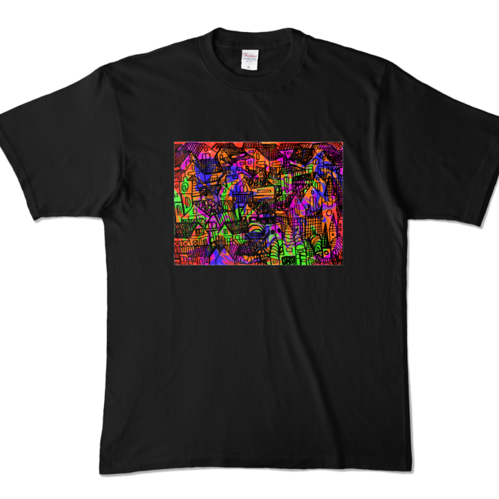 カラーTシャツ - XL - ブラック (濃色)